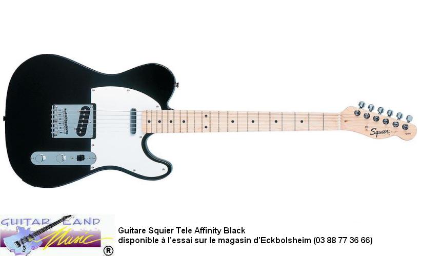 Guitare Squier Tele Affinity Black